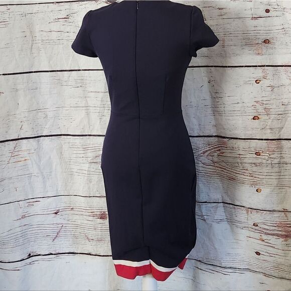 Boden Flora Ponte Sheath Dress Size 4 - Picture 3 of 7